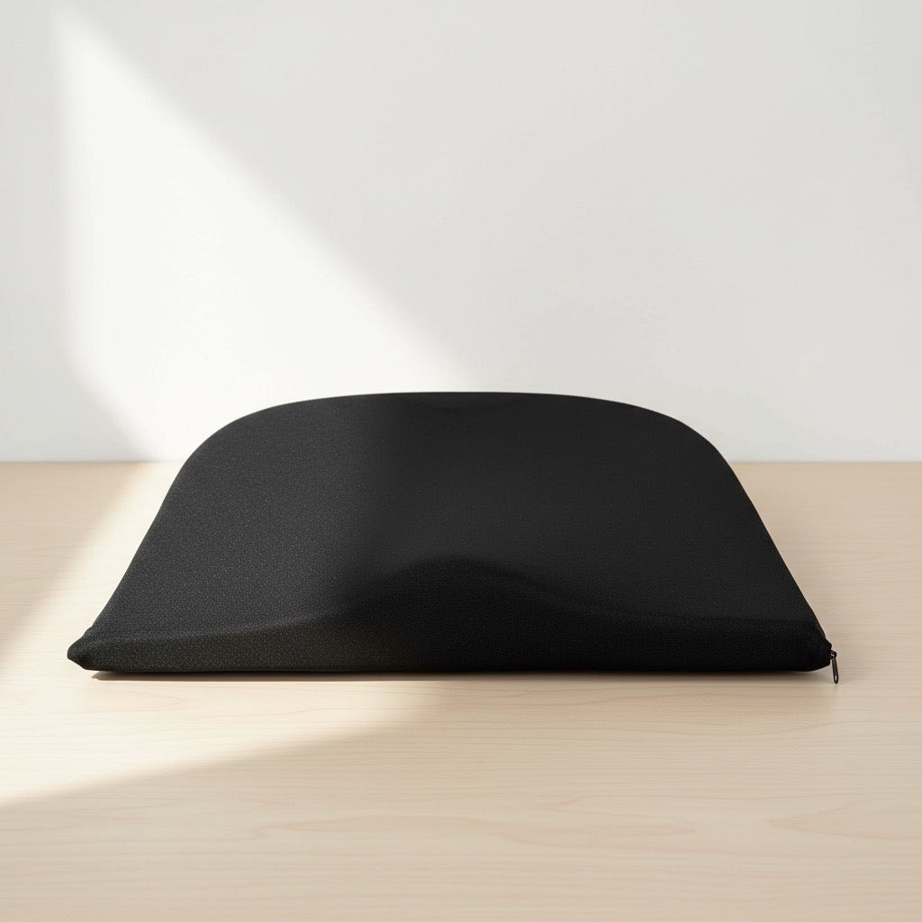 Coussin d'assise ergonomique en forme de cale